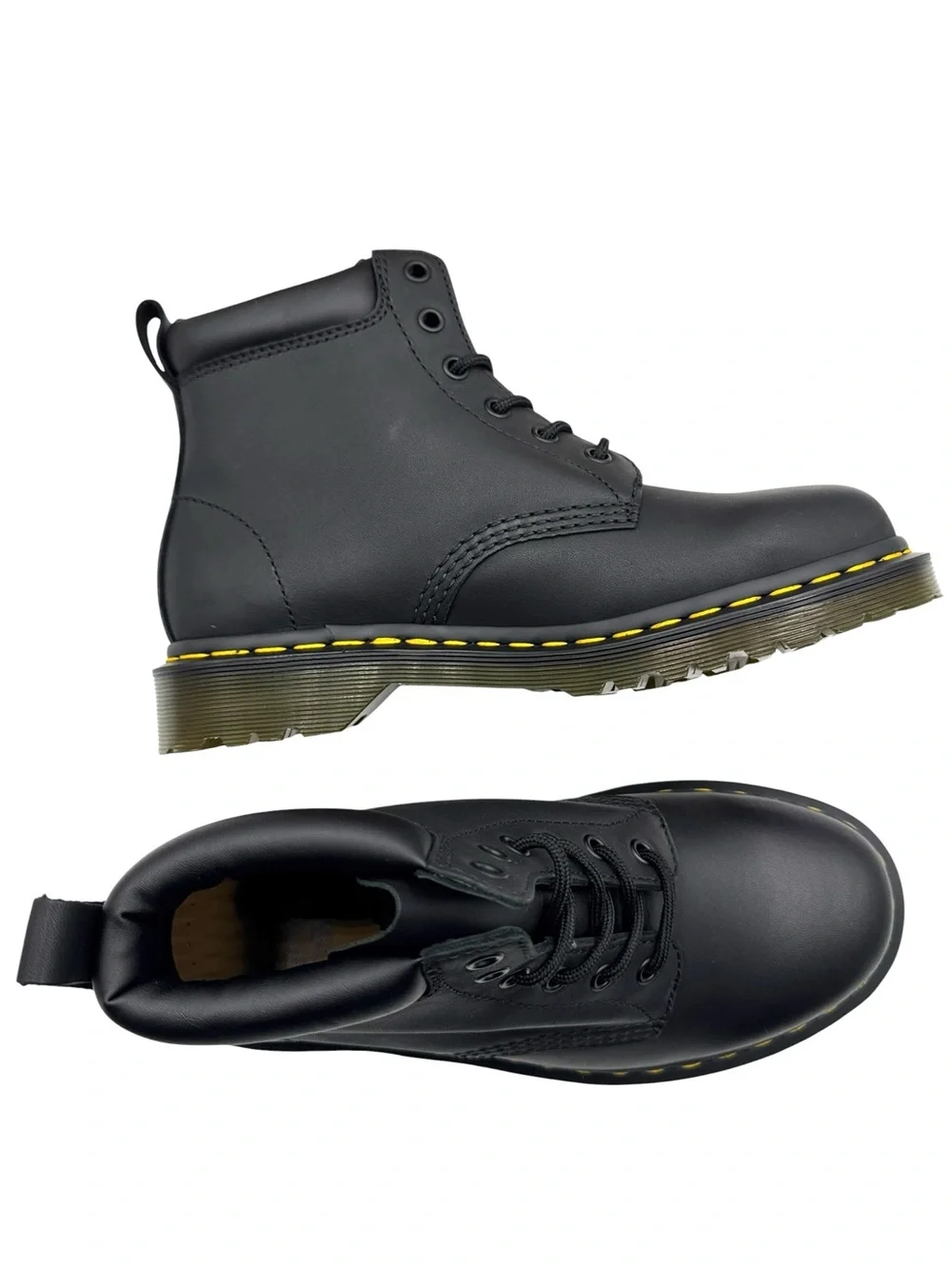 Dr. Martens 939 Ben Boot Black Leather Combat Hiker Boot Unisex US M7 / W8